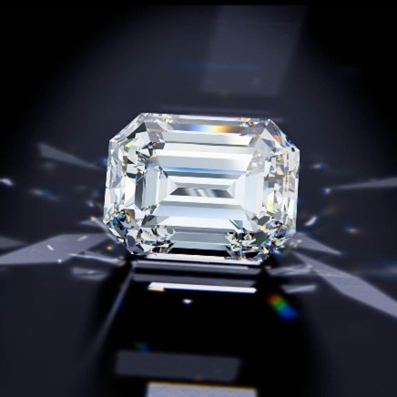 Emerald Brilliant Cut Diamond Engagement Rings
