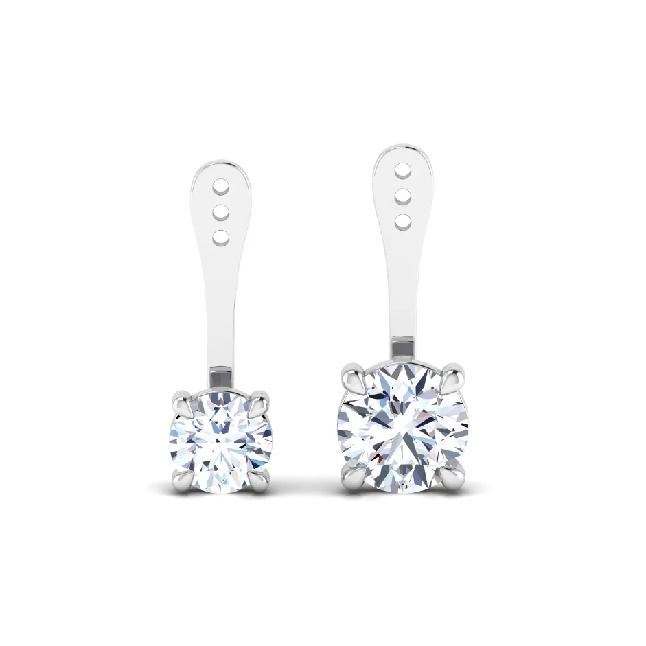 Orecchini Ear Jacket punto luce Bon Gioielli
